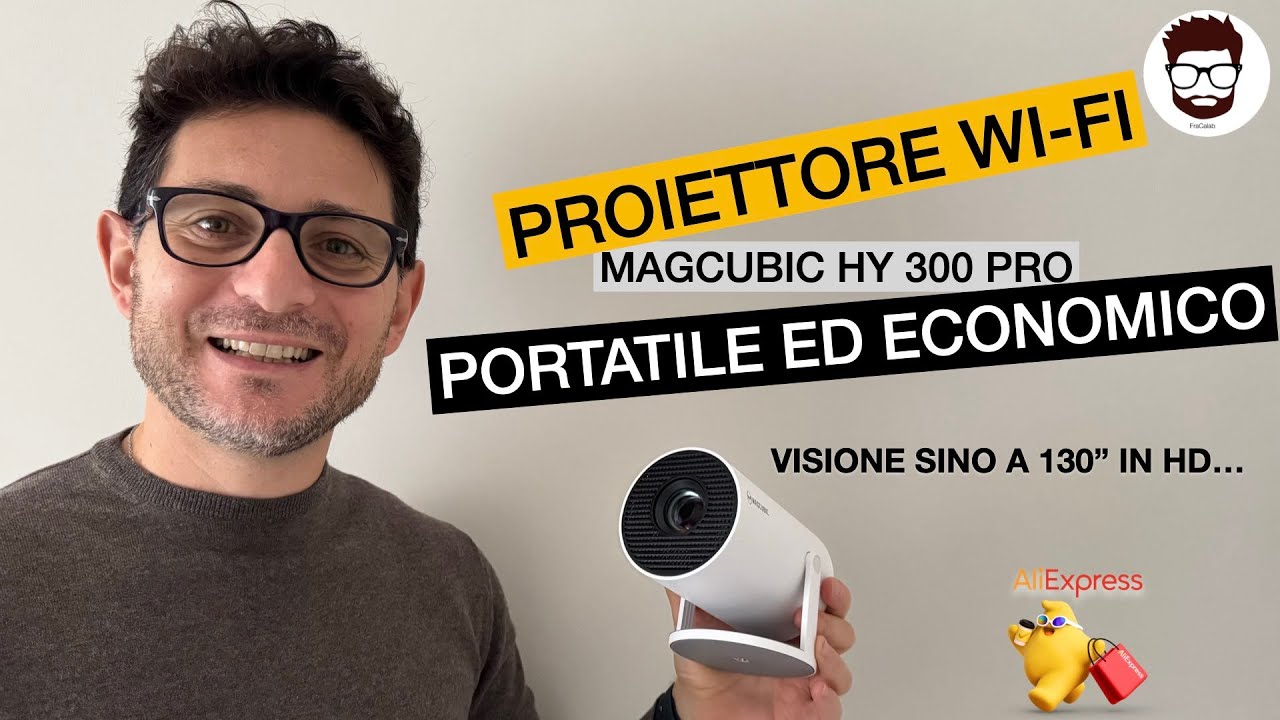 MINI PROIETTORE SMART HY300PRO: LA TECNOLOGIA CHE TI SORPRENDER&Agrave; CON SOLI 37&euro; ! 😍