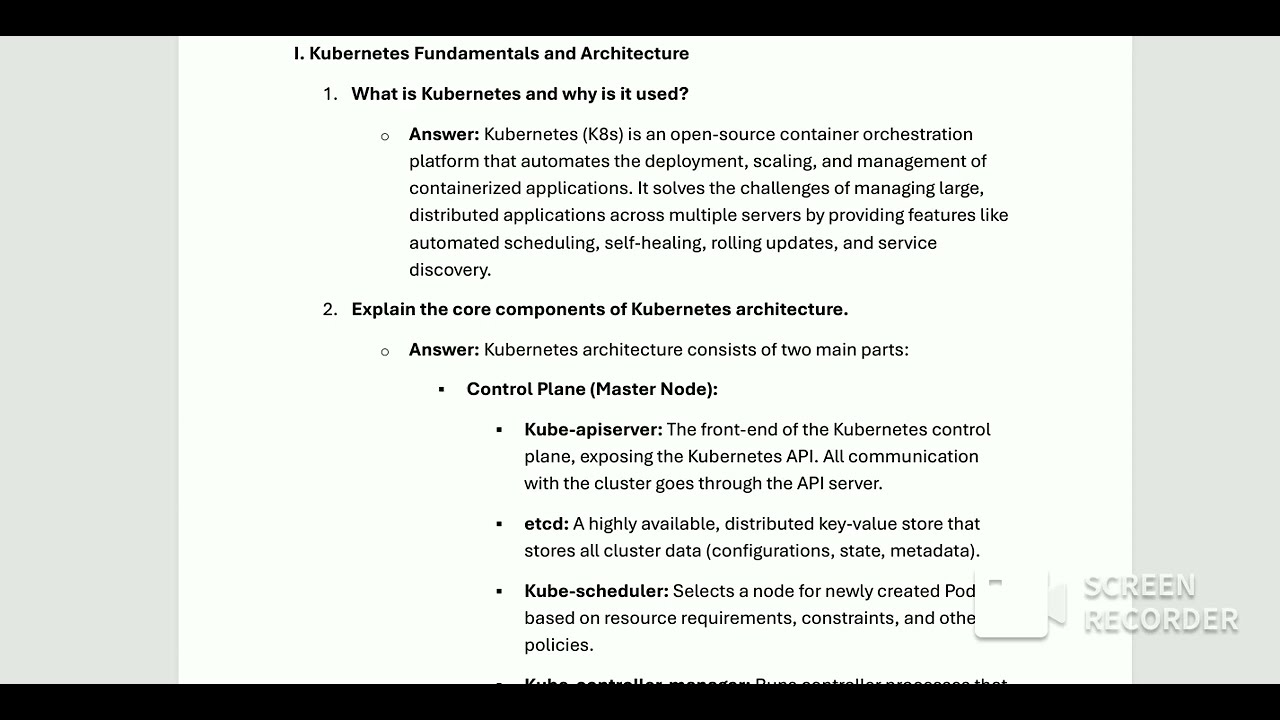 Kubernetes Architecture: The Best Explanation for Interviews (Control Plane → Node Flow)