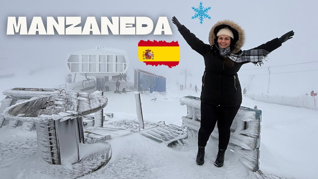 VLOG NA NEVE ❄️ Conhecendo a Estação de Esqui de Manzaneda | Espanha