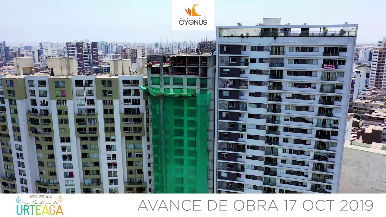 JARDINES DE URTEAGA - AVANCE DE OBRA 17 OCTUBRE 2019