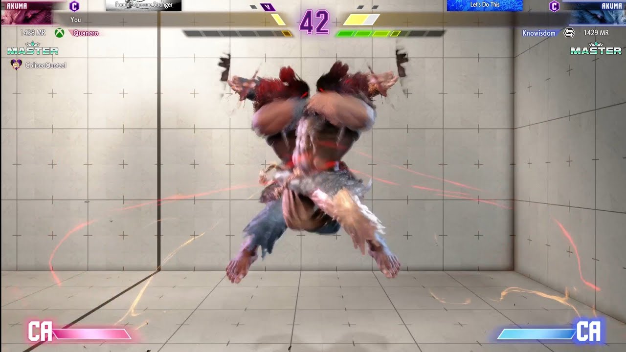Street fighter 6 Akuma double KO