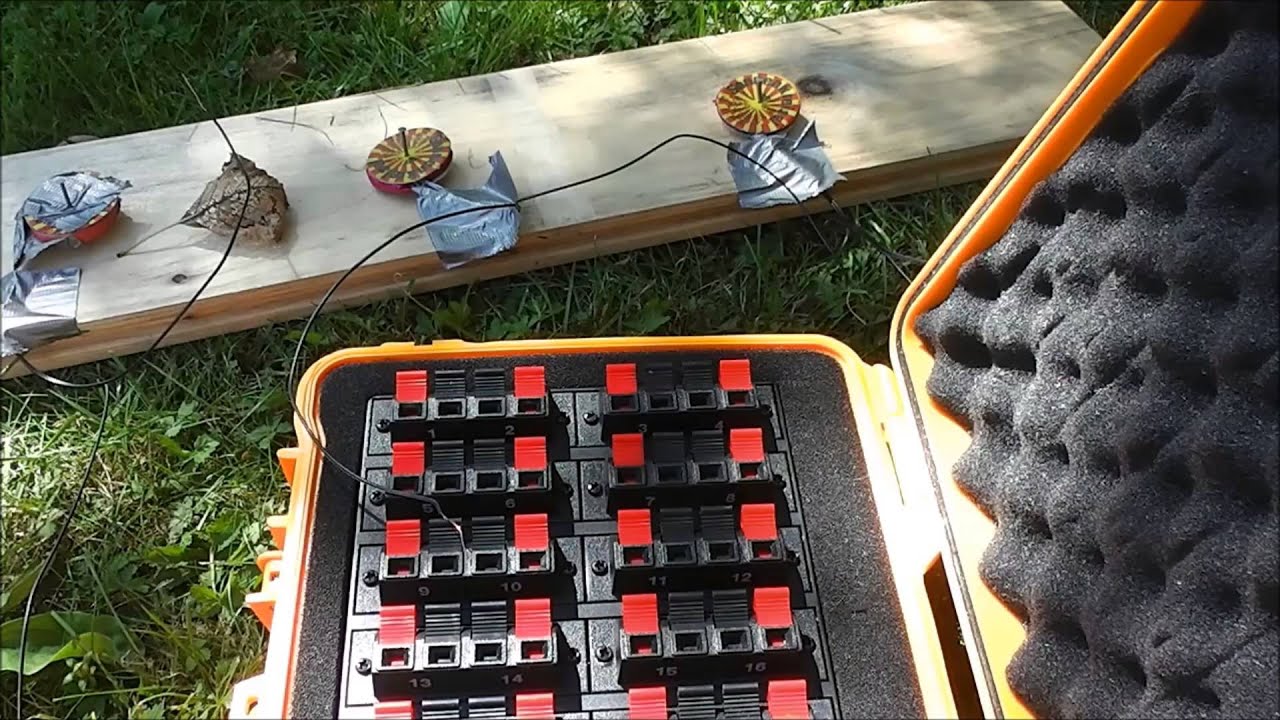Feuerwerk - Elektrische Zündung - Die Reihenschaltung