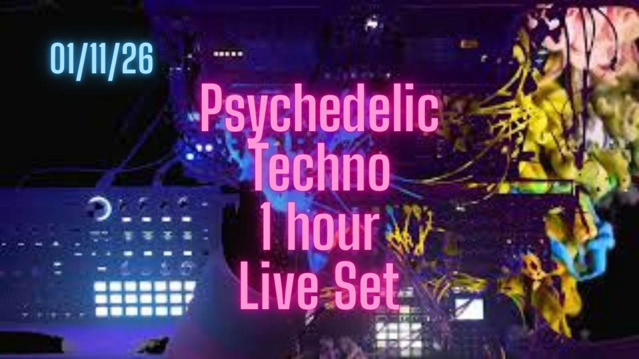 1 hour Psychedelic Techno || LIVE!