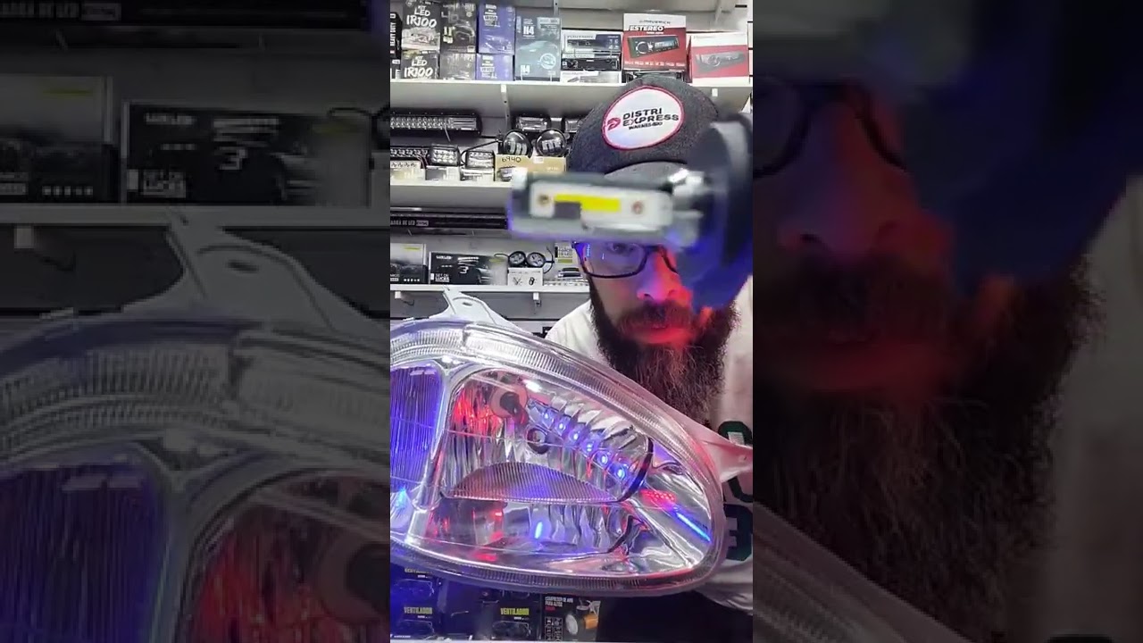 cual es la correcta posición de la lampara H4 Led 