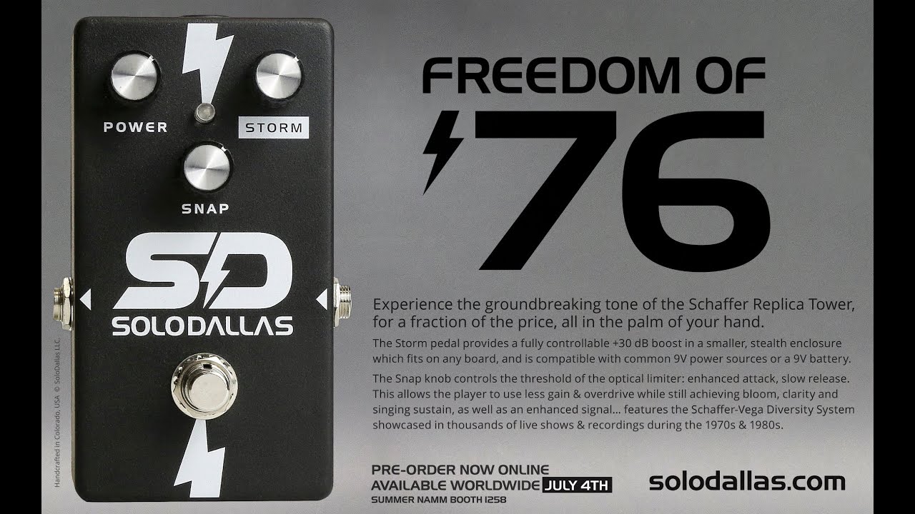 SD Tone Tasters: SoloDallas Storm On 1977 Marshall  2203