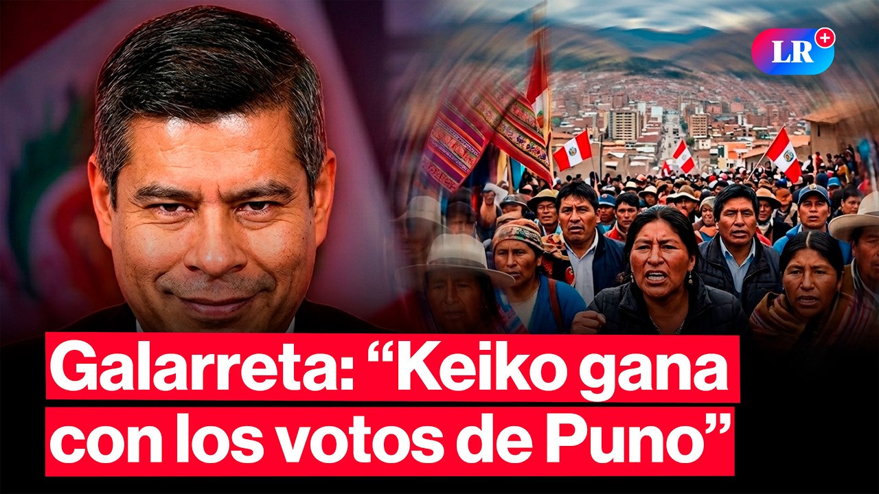Luis Galarreta asegura que Keiko ganar&aacute; con los votos de Cusco y Puno | #tlr