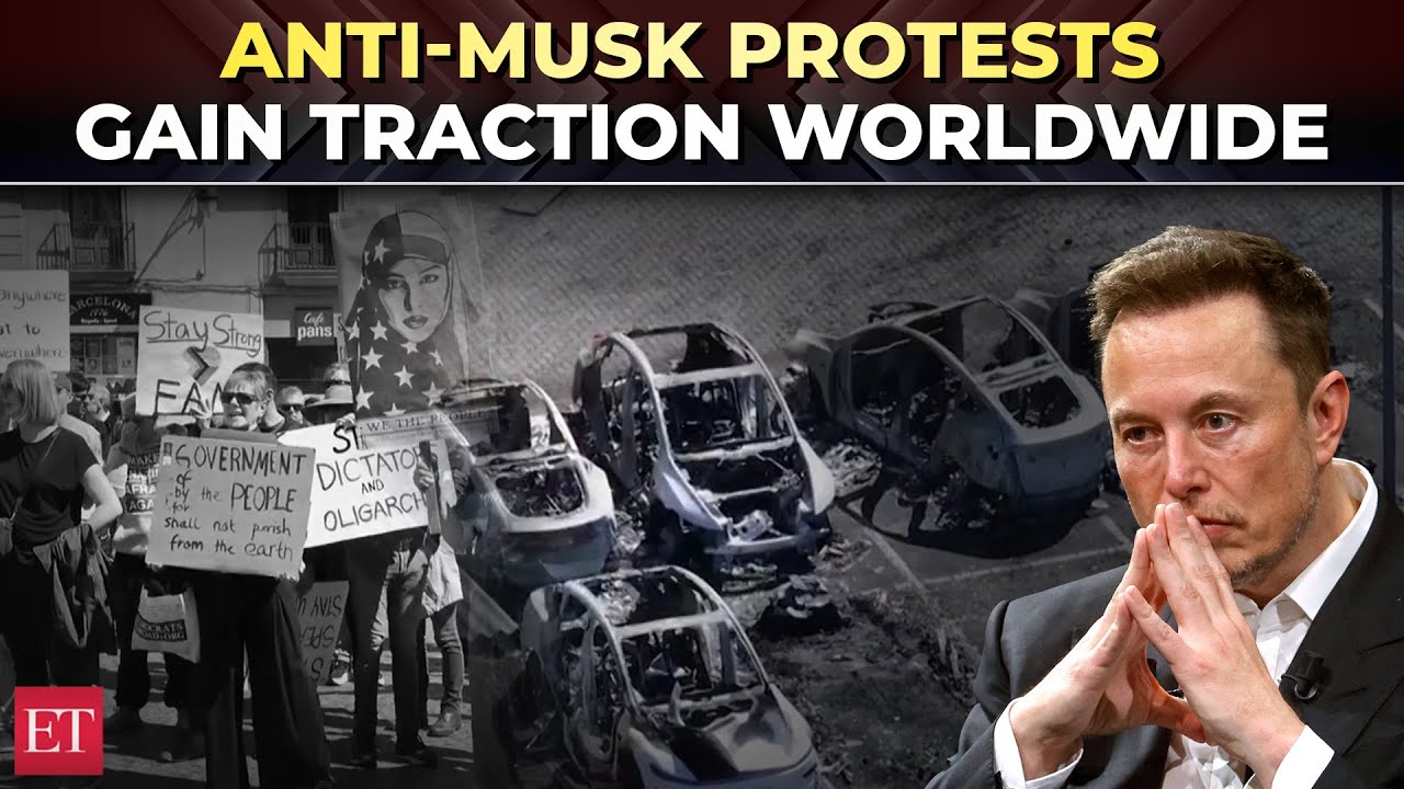 ‘From UK’s 'Tesla Takedown' to 7 Tesla Burned in Germany’: Anti-Musk global protests gain traction
