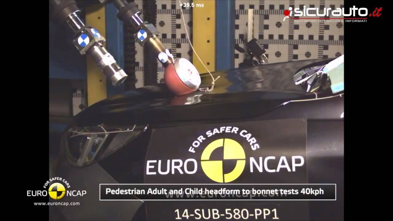 Subaru Outback - Euro NCAP Crash Test - AEB Test