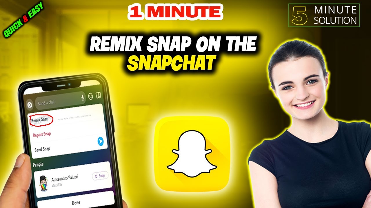 How to remix snap on the snapchat 2024 (Quick & Easy)