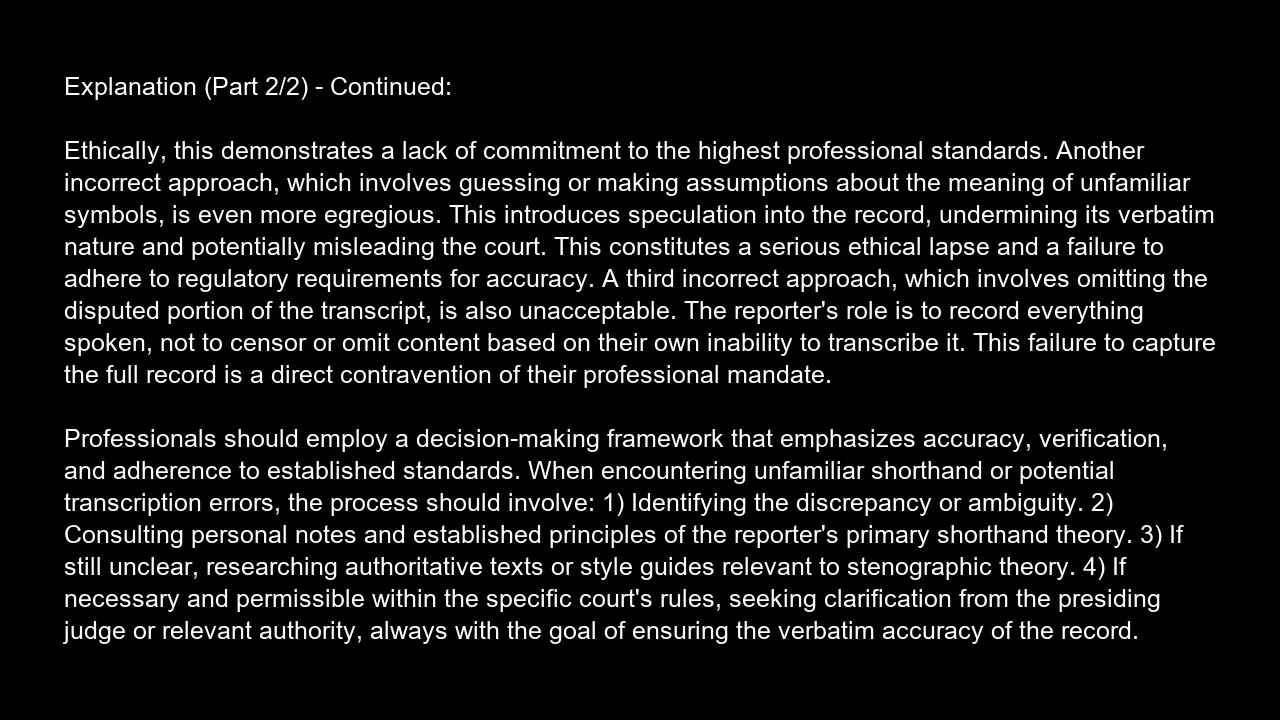 Certified Broadcast Court Reporter Free Practice Test video