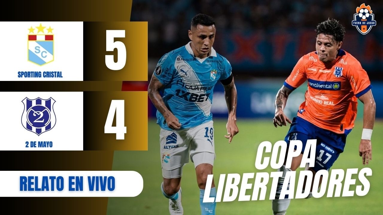 ✅ SPORTING CRISTAL vs 2 DE MAYO [EN VIVO] 🔴 COPA LIBERTADORES 🏆 SEGUNDA FASE ⚽