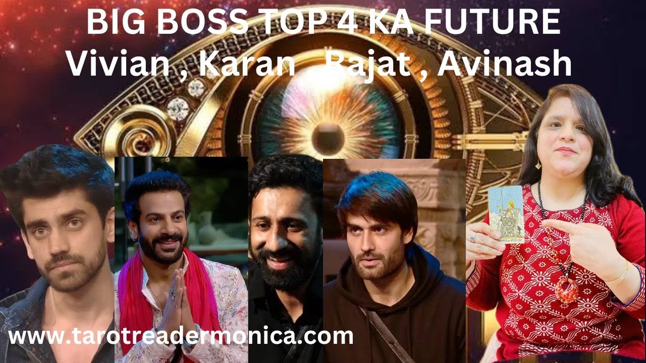 Karanveer , Vivian Dsena, Avinash, Rajat - BB18 Top 4 Ka future Tarot Reading after big boss 18