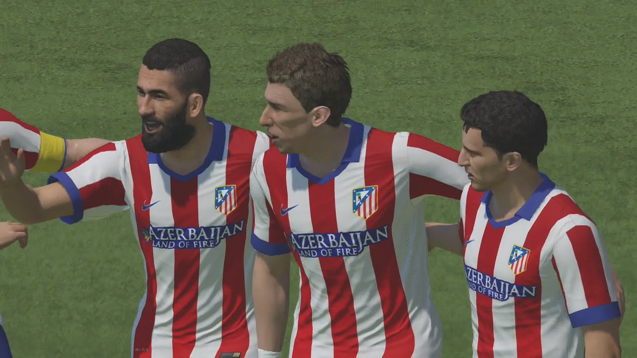 Probando PES 2015 Gameplay en PS4 - Derbi Madrileño - Atlético de Madrid Vs Real Madrid