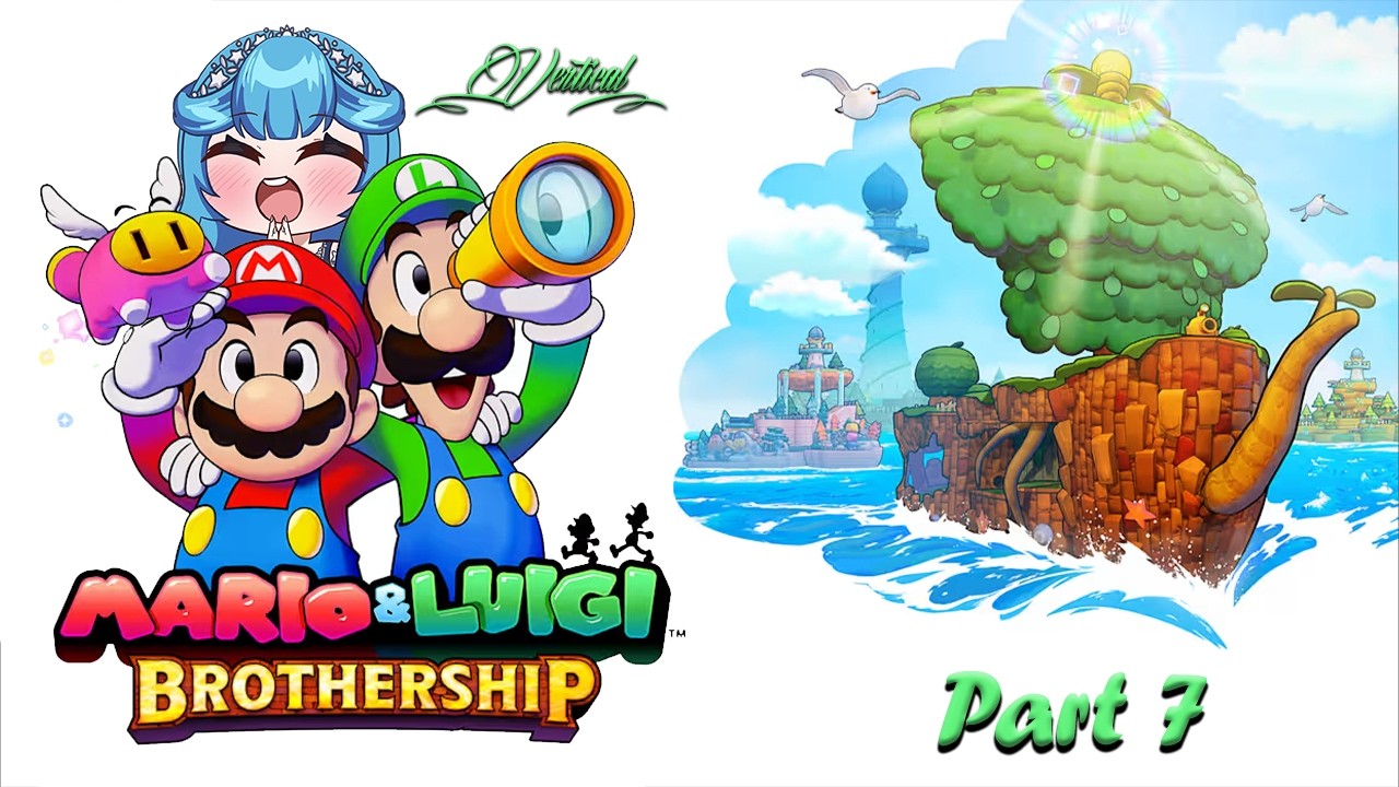 【V Mario&Luigi: Brothership】 The Manliest of Staches VS The Wall! [Part 8]