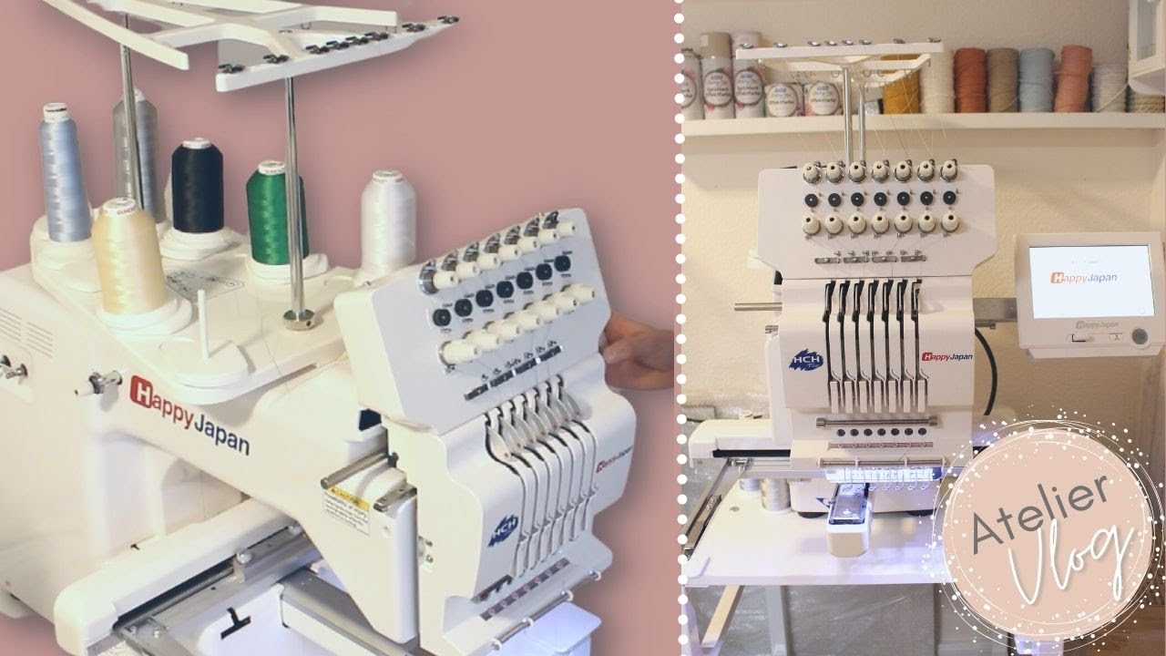 #Vlog// Happy Japan Stickmaschine testen// Buchhaltung // Lasergravur //handmadebyanni
