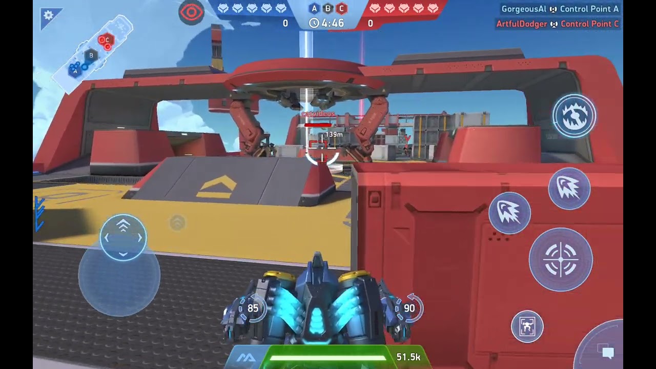 Playing mech arena with my new legendary mech