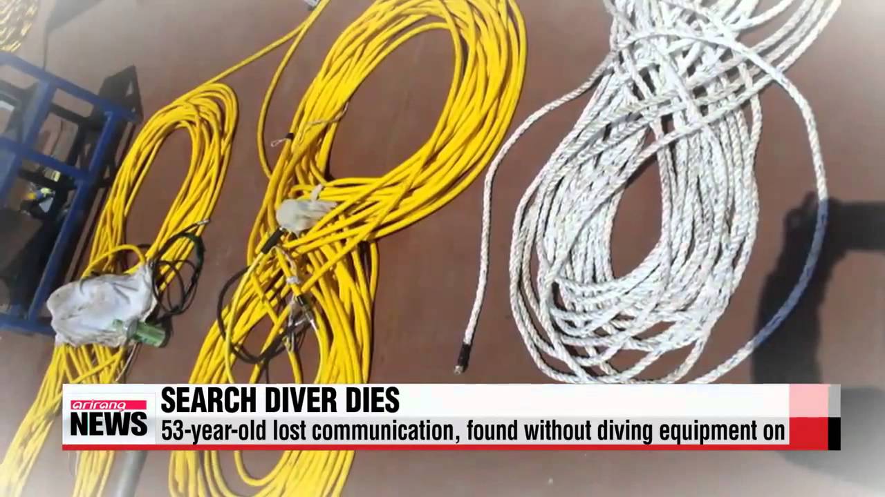 Diver dies while searching for bodies in sunken ferry