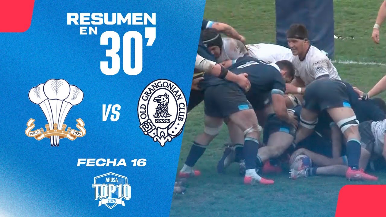 🏉Resumen en 30': PWCC vs Old Boys - Fecha 16 Top 10 Arusa 2025