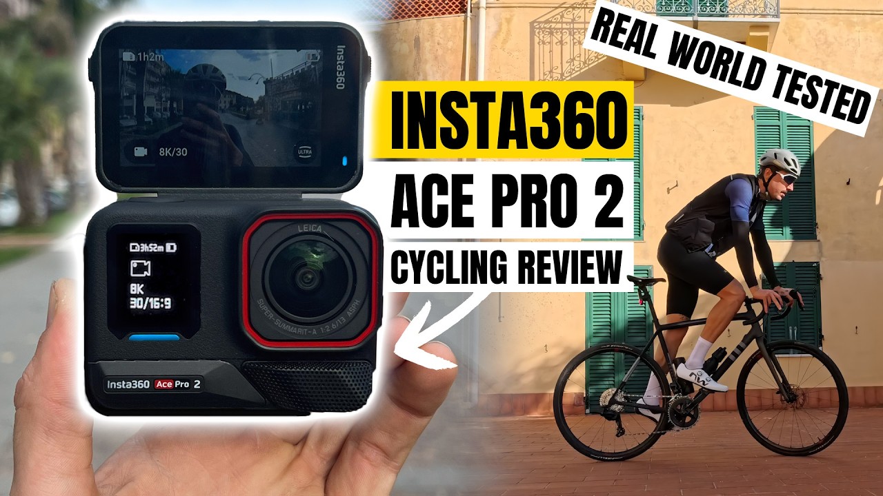 Cycling with the INSTA360 ACE PRO 2