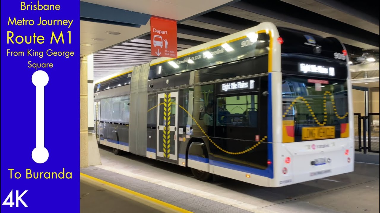 Brisbane Metro Journey - Route M1 From King George Square To Buranda