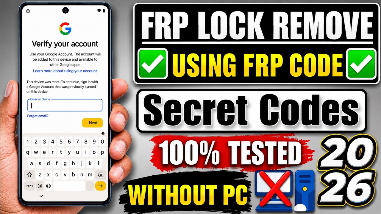 🔥 How To Remove Google Account After Factory Reset Samsung | FRP Unlock Via Code | No PC Trick 2026✅
