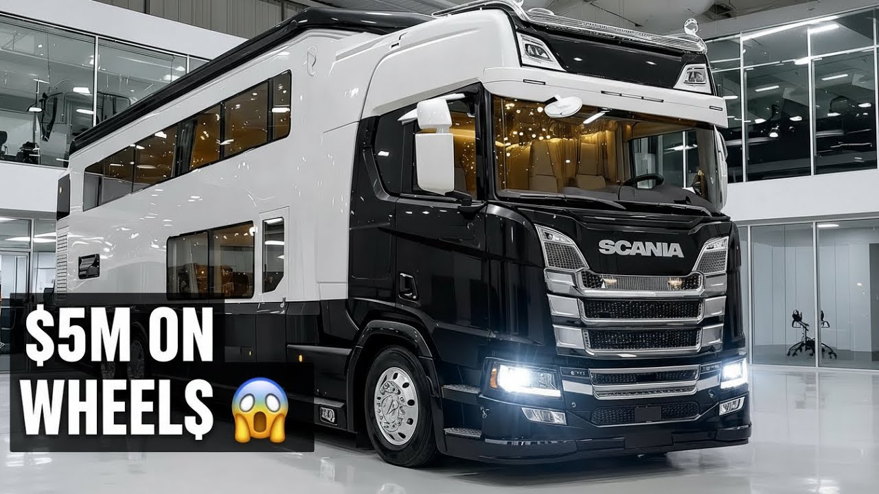 2️⃣ Inside the $5,000,000 2026 Scania 6×6 Double-Decker Motorhome | Ultimate Luxury RV