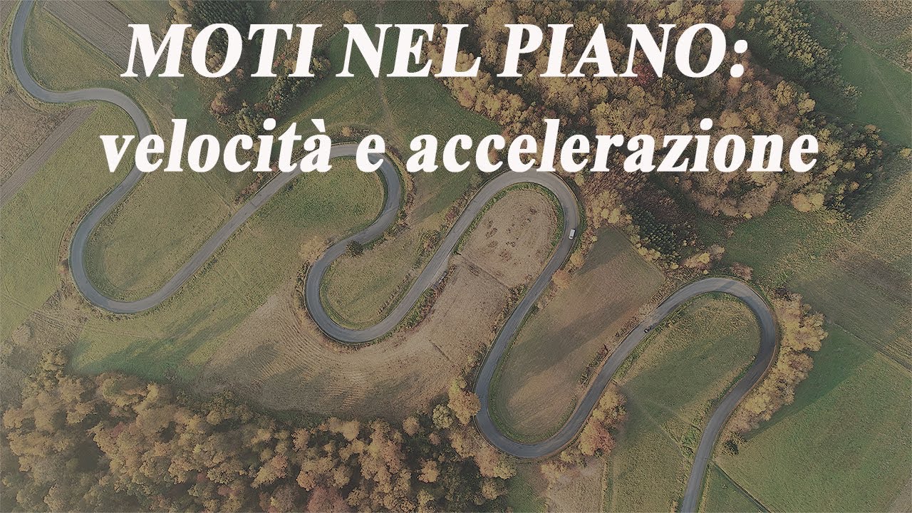 Velocità e accelerazione nel piano - Moti nel piano p.1