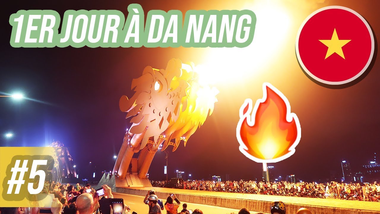 ON ARRIVE À DA NANG : CATHÉDRALE ROSE, PLAGE & DRAGON BRIDGE - VLOG #5 VIETNAM