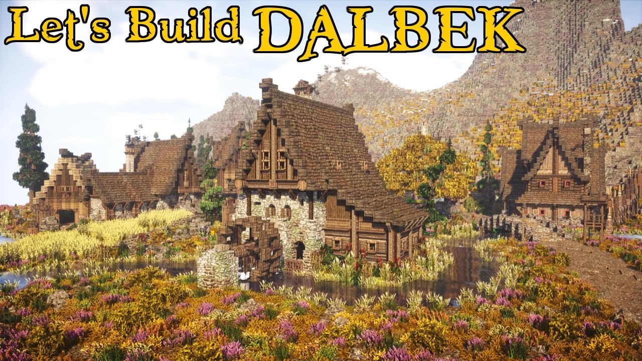 Small Nordic Water Mill | Dalbek | Part 2 - Nordic Minecraft Town