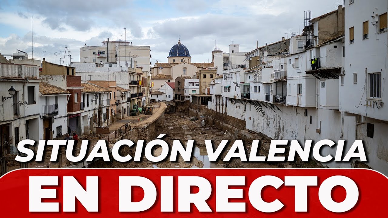 DANA VALENCIA EN DIRECTO | Esfuerzos de LIMPIEZA en curso en las afueras de VALENCIA