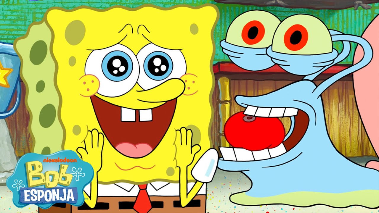 Bob Esponja | 1 hora do Gary sendo o melhor pet! 🐌 | Bob Esponja em Português
