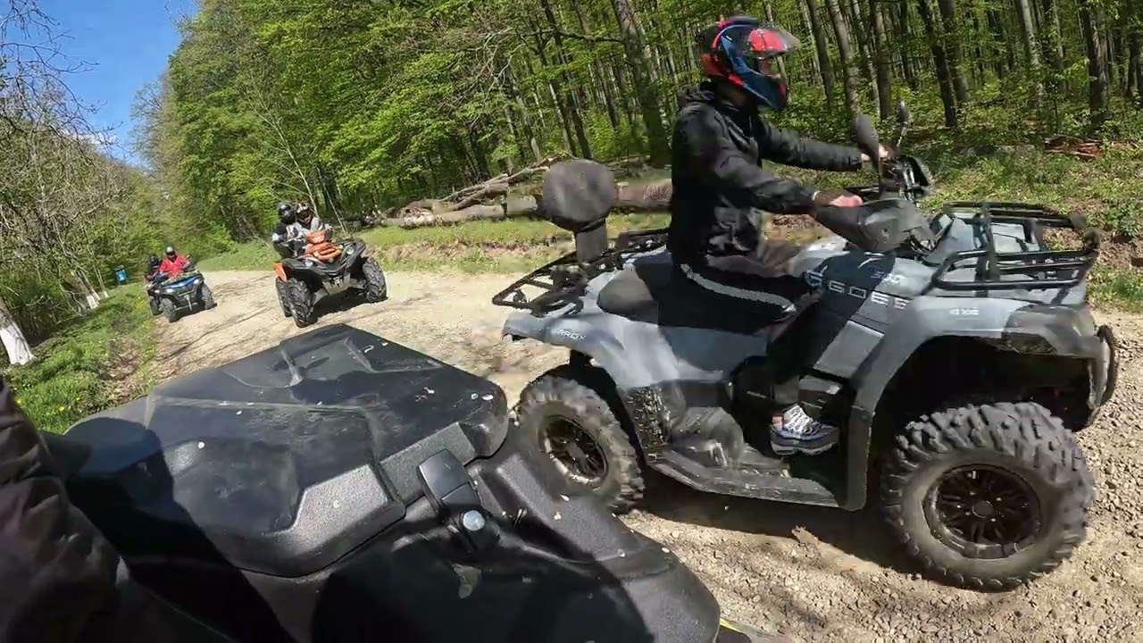 Primul traseu cu cf moto x10 (Masa Talharilor-Manastirea Bals) part.I