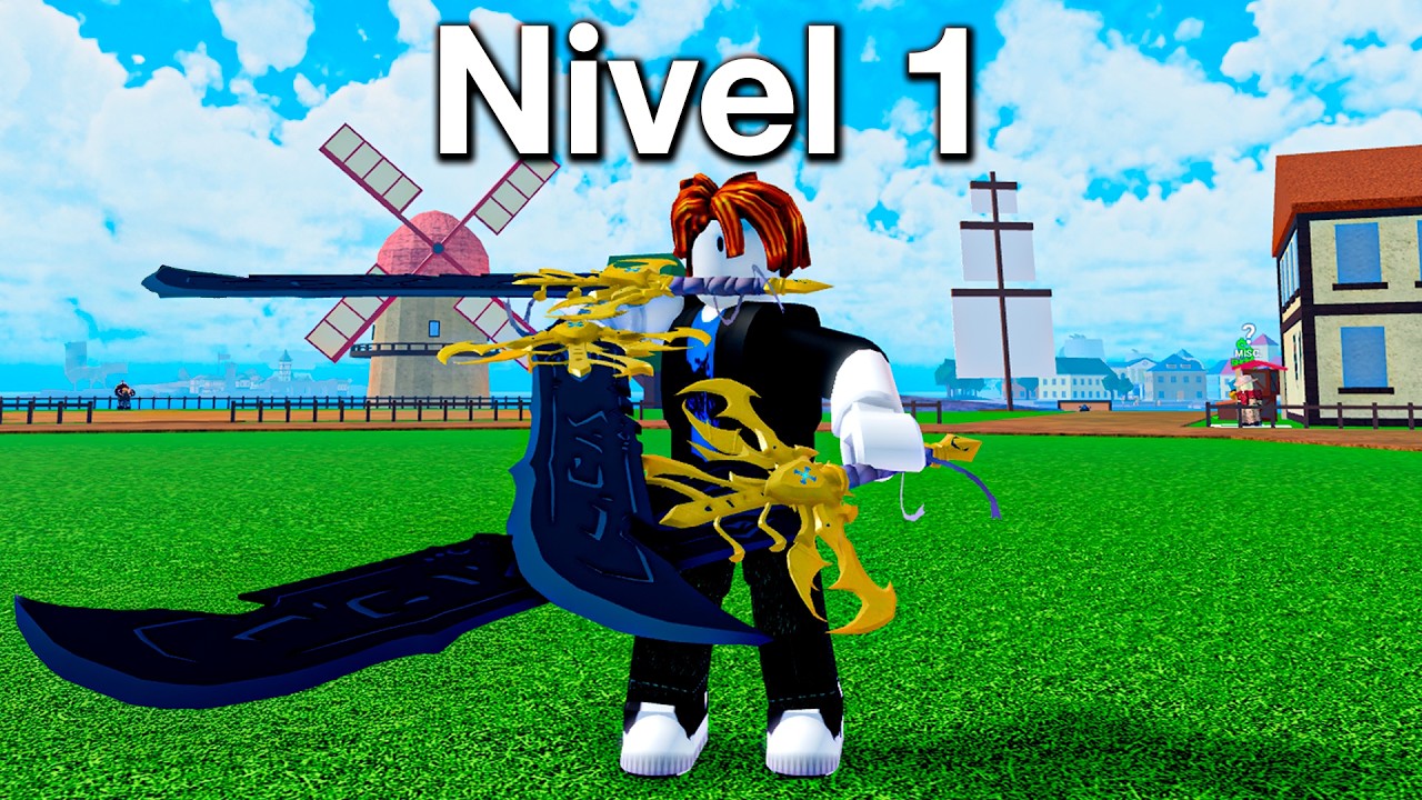 Maxeando la Triple Dark Blade Siendo NIVEL 1 en Blox Fruits