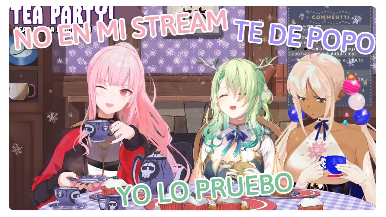 Calli expone a Fauna, Sana y Fauna hacen que el stream sea yabai | Tee tee [HololiveEN][Sub Español]