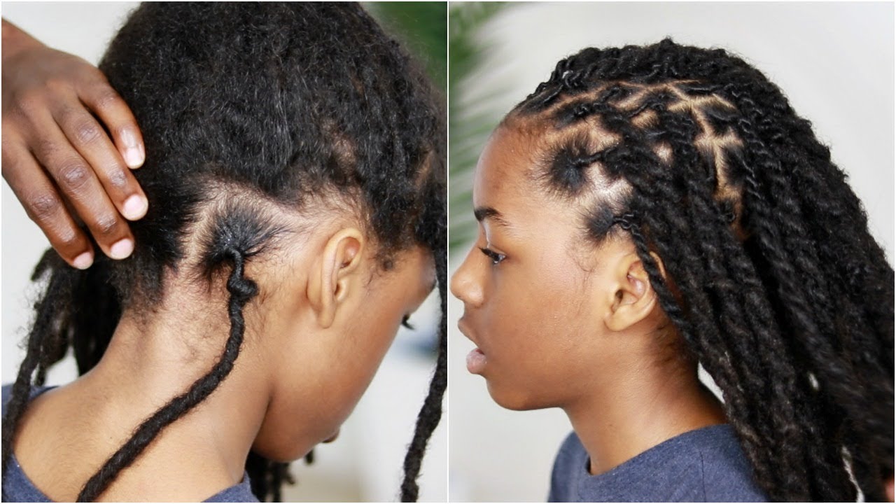 *MUST SEE* 2 years of Matted New Growth Retwist With No Clips | Dreadlock Tutorial!