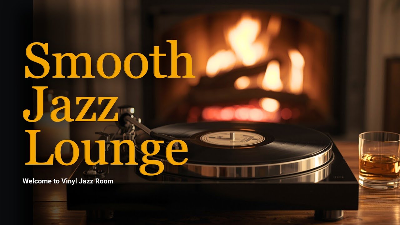 Luxury Night Smooth Jazz 🥃 Warm Cozy Fireplace Ambience