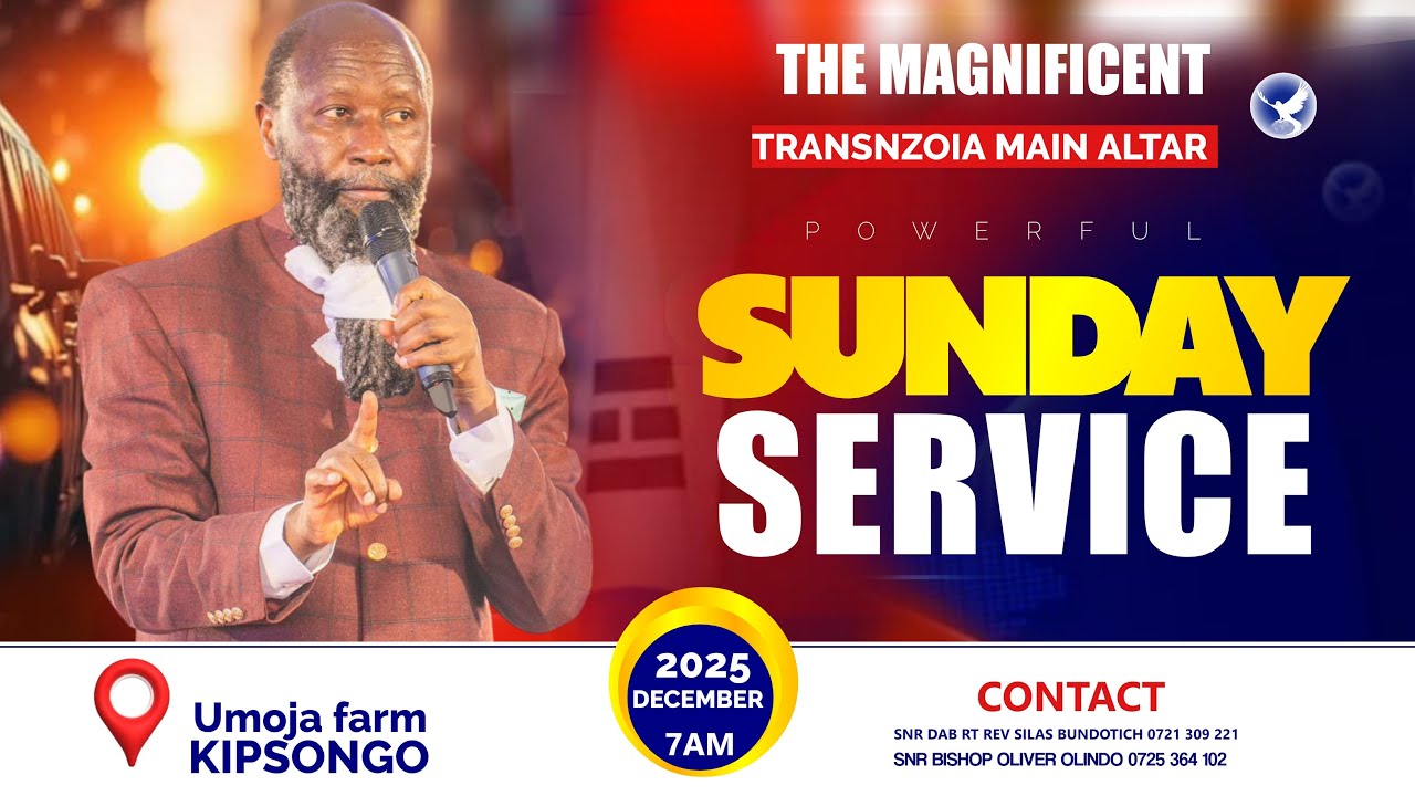 THE MAGNIFICENT TRANSNZOIA MAIN ALTAR SUNDAY SERVICE 21ST DEC.2025