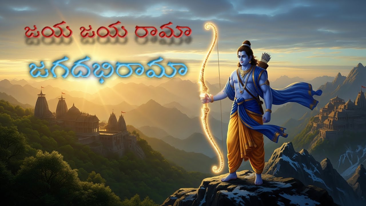 జయ జయ రామా జగదభిరామా | Powerful Lord Rama Devotional Song | Telugu Bhakti Song