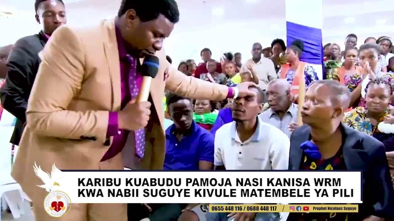 KARIBU KANISANI WRM KIVULE UFUNGULIWE, UBARIKIWE, UPONYWE NA UPOKEE UNABII WA MAISHA YAKO! USIKOSE!
