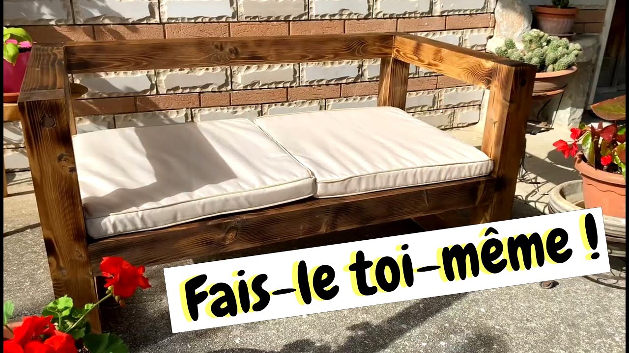 Fabriquer un CANAPÉ en BOIS | Meuble Intérieur ou Extérieur Tutoriel