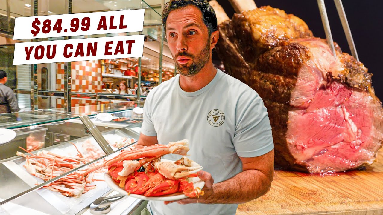 MAN vs Biggest BUFFET in Las Vegas 🇺🇸