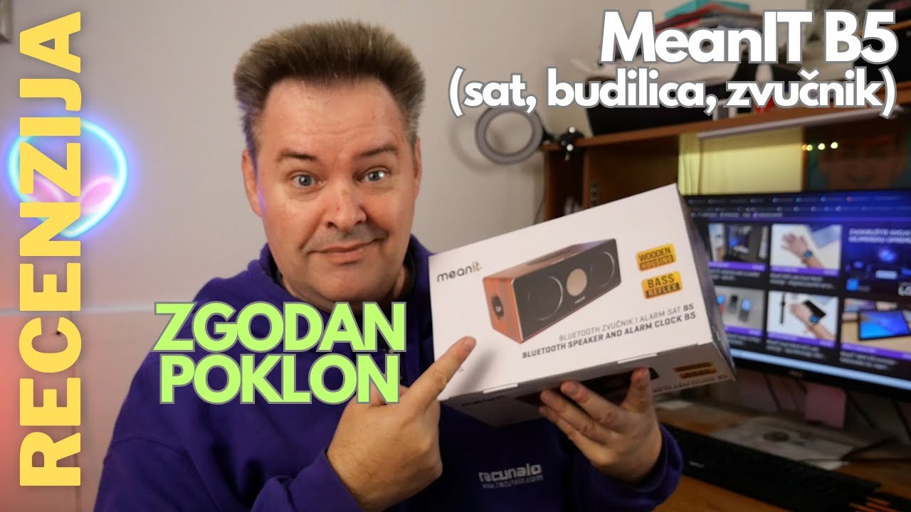 MeanIT B5 recenzija - sat, budilica i svestrani zvučnik u retro izdanju (16.10.2025)
