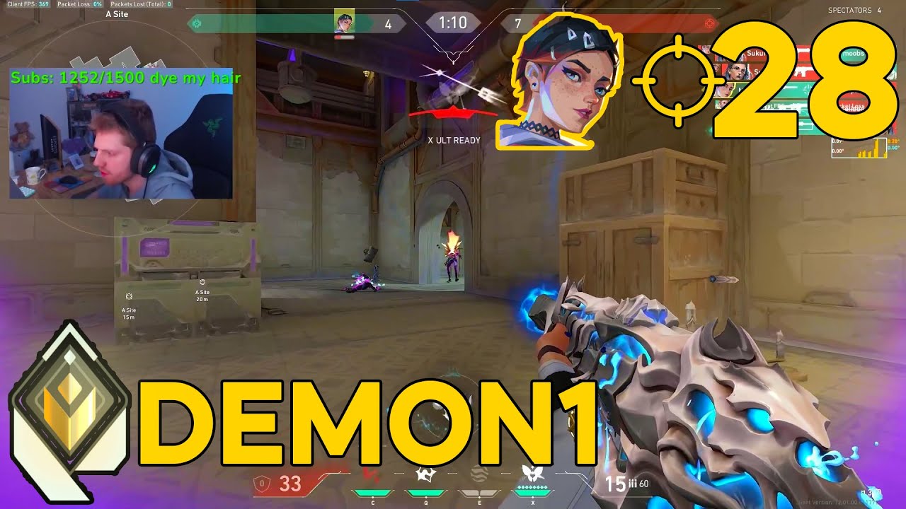 THE BEST AIMER WITH CLOVE!! - C9 Demon1 [NA] #MatchMVP