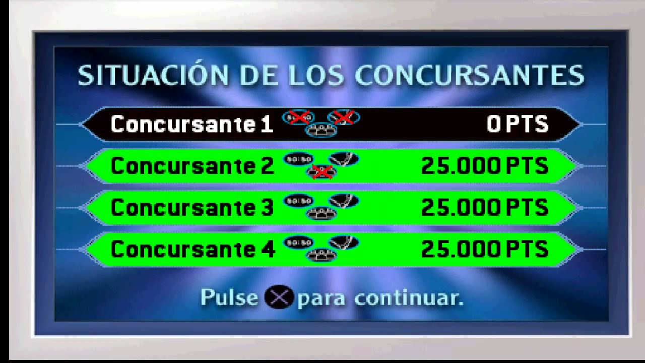 Quien quiere ser millonario en español (PS1/PSX)