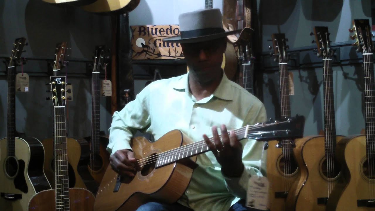 Eric Bibb - Webber Guitars Washburn Maple/Cedar - Bluedog Guitars