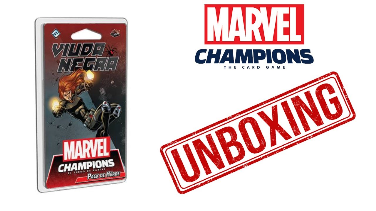 MARVEL CHAMPIONS | UNBOXING Viuda Negra!