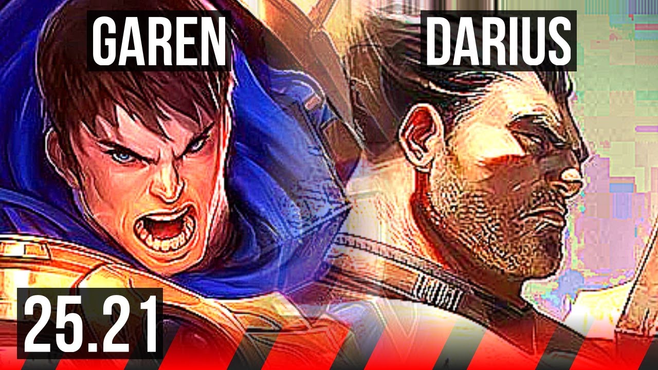 GAREN vs DARIUS (TOP) | 12/1/6, Legendary | EUNE Master | 25.21