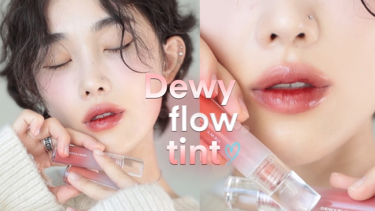 촉촉립 최강자가 나타났다..❤️지속력 괴물  듀이 플로우 틴트 전색상 리뷰🍒