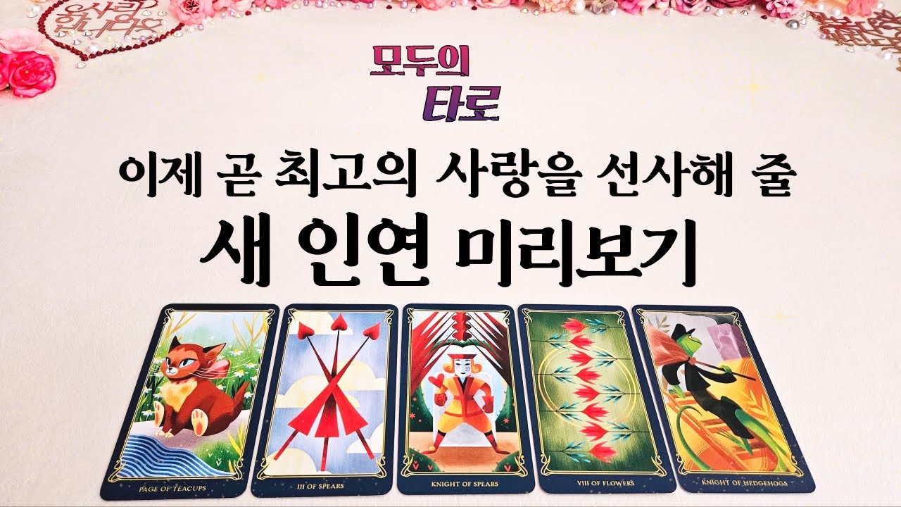 [타로] 곧 최고의 사랑을 선사해 줄 새로운 인연은?