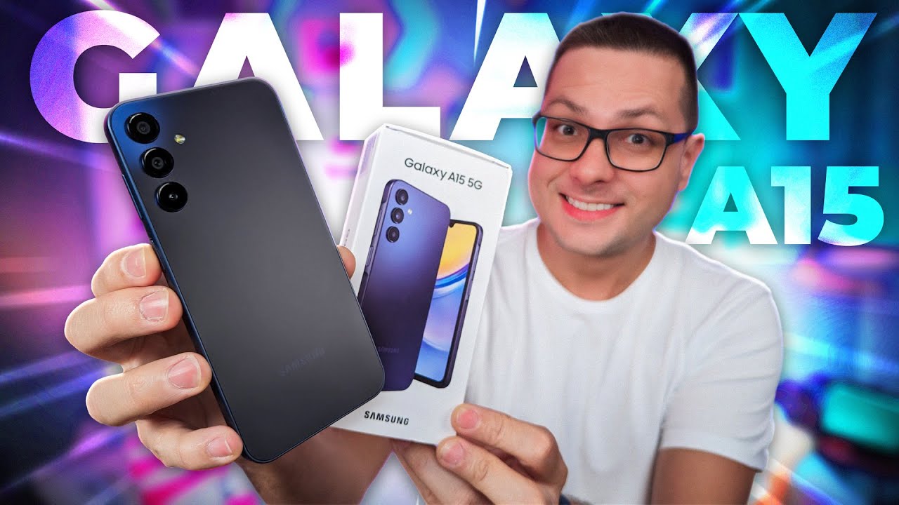 GALAXY A15 5G será o QUERIDINHO de 2024? este SAMSUNG merece sua ATENÇÃO! Unboxing e impressões!